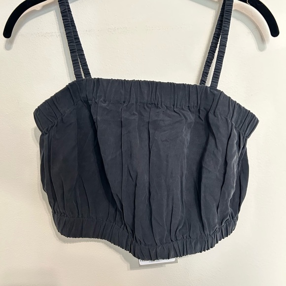 *Everlane* NWT Black Silk Cropped Cami, Small - Picture 8 of 8